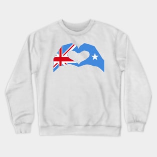 We Heart UK & Somalia Patriot Flag Series Crewneck Sweatshirt